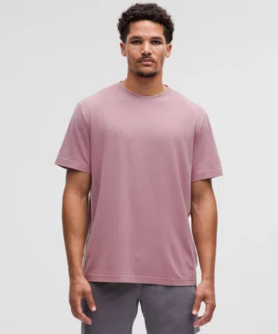 Lululemon Relaxed-fit Workout Short-sleeve Shirt Wash In Pink