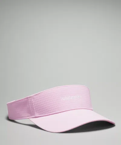 Lululemon Removable Sweatband All-sport Visor Wordmark In Pink