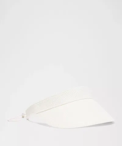 Lululemon Removable Sweatband Visor In White