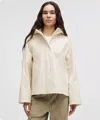 Lululemon Repelshell Cinch-back Rain Jacket In Neutral