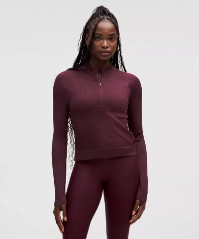 Lululemon Rest Less Cropped Half Zip