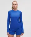 Lululemon Rest Less Pullover In Blue