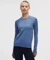Lululemon Rest Less Variegated Ribbed Pullover