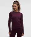 Lululemon Rest Less Variegated Ribbed Pullover