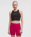 Lululemon Revealknit Floral Cropped Tank Top