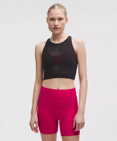 Lululemon Revealknit Floral Cropped Tank Top