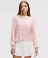 Lululemon Reversible Crossover Sweater In Pink