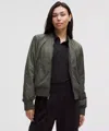 Lululemon Reversible Insulated Bomber Jacket In Green