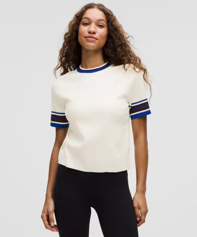 Lululemon Ribbed Cotton Tipped T-shirt