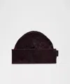 Lululemon Ribbed Merino Wool Beanie In Burgundy