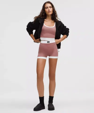 Lululemon Ribbed Nulu High-rise Short 3.5" In Multi