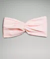 Lululemon Ribbed Nulu Twist-front Headband In Pink