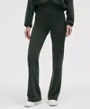 Lululemon Ribbed Softstreme Flared Pants Regular In Green