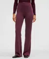 Lululemon Ribbed Softstreme Flared Pants Regular In Purple