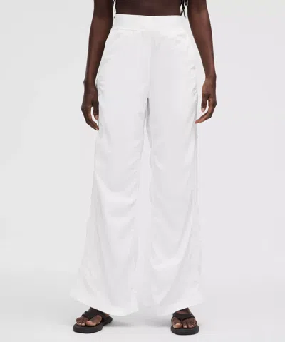 Lululemon Ruched High-rise Wide-leg Pants