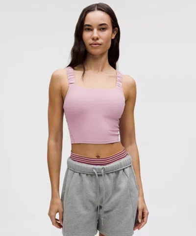 Lululemon Ruched-strap Cropped Keyhole Tank Top