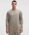 Lululemon Rulu Fleece Crewneck Long-sleeve Shirt In Neutral