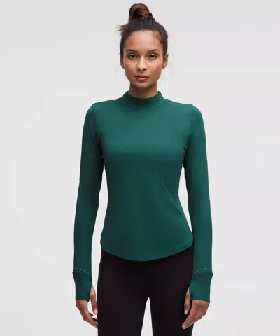 Lululemon Rulu Running Long-sleeve Mock Neck Shirt