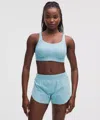 Lululemon Run Times Bra In Blue