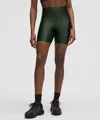 Lululemon Satin Shine High-rise Short 6" In Gray