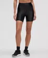 Lululemon Satin Shine High-rise Short 6" In Black