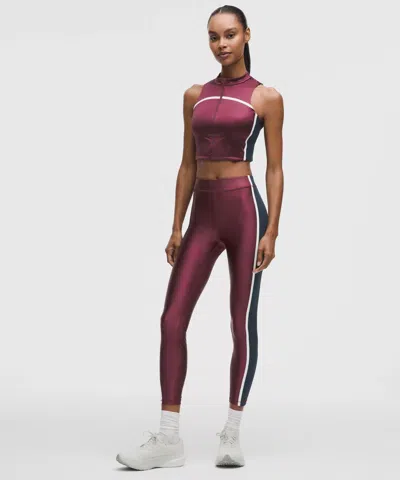 Lululemon Satin Shine High-rise Tight 25" In Pink