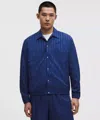 Lululemon Satin Stripe Coaches Jacket In Blue