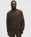 Lululemon Satin Stripe Coaches Jacket In Brown