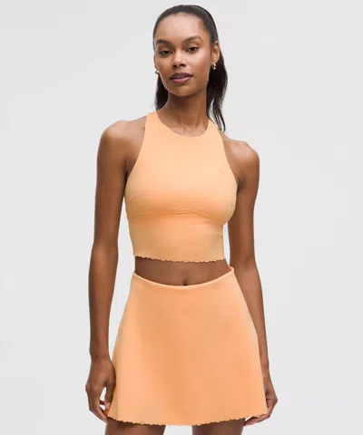 Lululemon Scallop-hem High-neck Tennis Tank Top