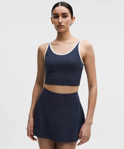Lululemon Scoop-neck Cutout Tennis Tank Top In Black