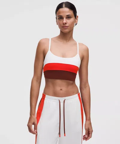 Lululemon Scoopneck Racerback Tennis Bra In White