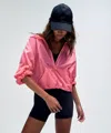 Lululemon Scuba Cropped Anorak In Pink