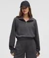Lululemon Scuba Cropped Funnel-neck Half Zip