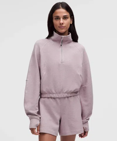 Lululemon Scuba Cropped Funnel-neck Half Zip
