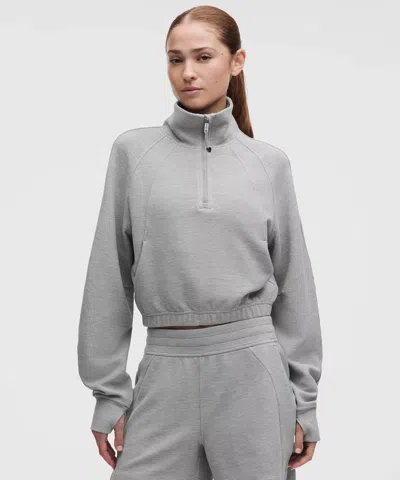 Lululemon Scuba Cropped Funnel-neck Half Zip
