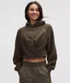 Lululemon Scuba Cropped Wrap Pullover Hoodie