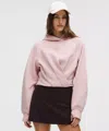 Lululemon Scuba Cropped Wrap Pullover Hoodie