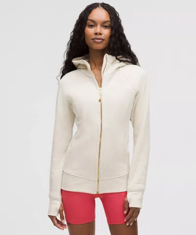 Lululemon Scuba Full-zip Hoodie In White