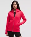 Lululemon Scuba Full-zip Hoodie In Pink