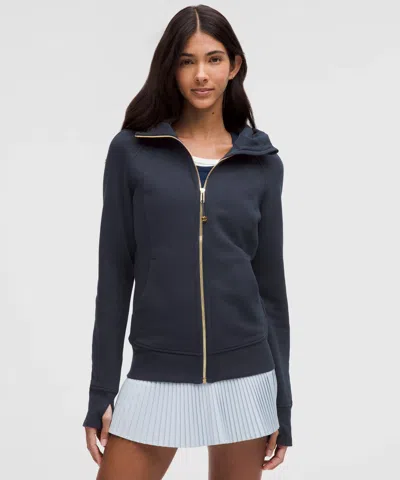 Lululemon Scuba Full-zip Hoodie In Blue