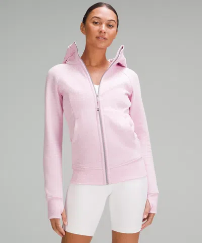 Lululemon Scuba Full-zip Hoodie In Pink