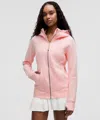 Lululemon Scuba Full-zip Hoodie In Pink