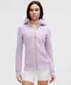 Lululemon Scuba Full-zip Hoodie In Purple