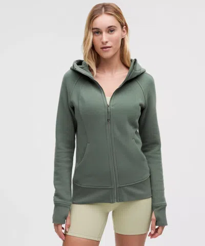 Lululemon Scuba Full-zip Hoodie In Green