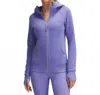 Lululemon Scuba Full-zip Hoodie In Dark Purple In Purple