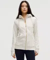 Lululemon Scuba Full-zip Hoodie Plush In White