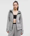 Lululemon Scuba Full-zip Hoodie Plush In Gray