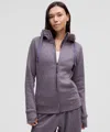 Lululemon Scuba Full-zip Hoodie Plush In Purple