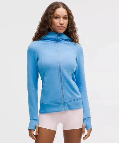 Lululemon Scuba Full-zip Hoodie In Blue