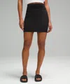 Lululemon Scuba High-rise Mini Skirt In Black